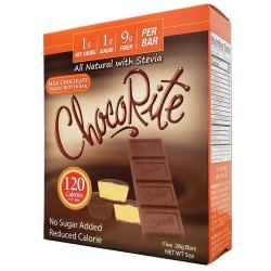 Chocorite Chocolate Bars, Milk Chocolate Peanut Butter, 5pack