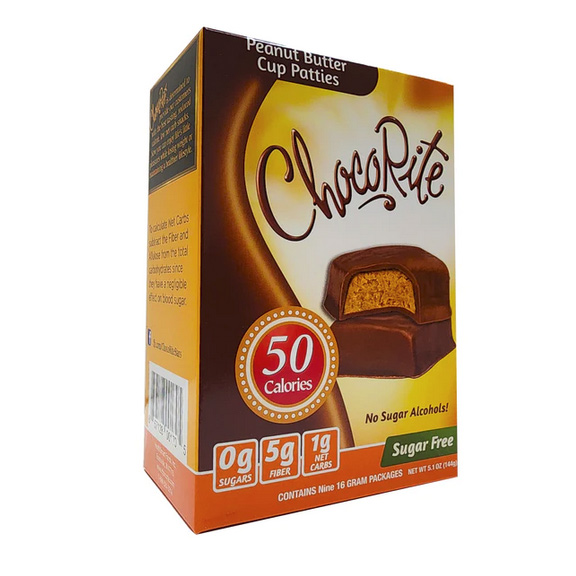 Chocorite Chocolates Peanut Butter Cup Patties, 9pack - Click Image to Close