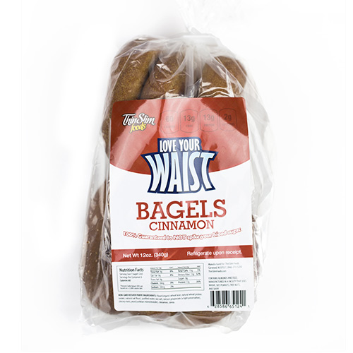 ThinSlim Foods Love-Your-Waist Bagels Cinnamon 6 pack ThinSlim Foods Love-Your-Waist Bagels Cinnamon 6 pack
