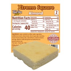 ThinSlim Foods Xtreme Square Almond, 6pack