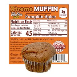 ThinSlim Foods Xtreme Muffins Pumpkin Spice, 6pack