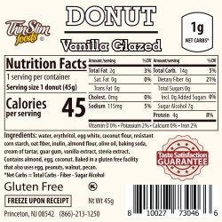 ThinSlim Foods Donut Vanilla Glazed