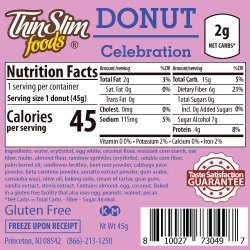 ThinSlim Foods Donut Celebration, 6pack