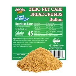 ThinSlim Foods Love-the-Taste Low Carb Breadcrumbs Italian