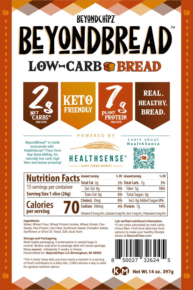 BeyondChipz The Ultimate Low Carb Bread Seriously Seeded - Click Image to Close