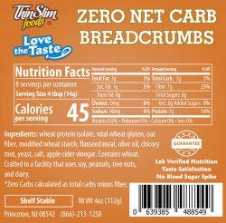 ThinSlim Foods Love-the-Taste Low Carb Breadcrumbs Plain