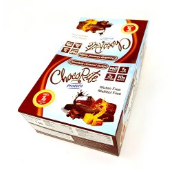 Chocorite Triple Layer Protein Bar, Chocolate Caramel Fudge, 16pack