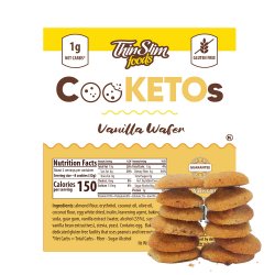 ThinSlim Foods CooKETOs Vanilla Wafer