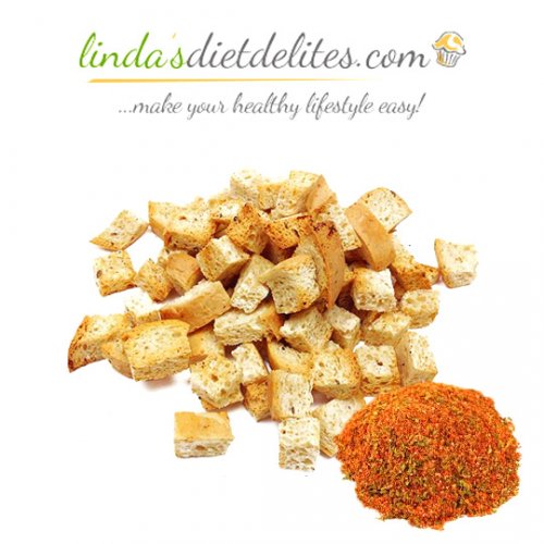 Lindas Diet Delites Low Carb Croutons SouthWest Seasoned