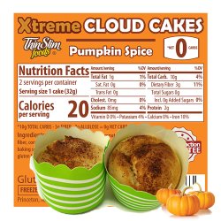 ThinSlim Foods Xtreme Cloud Cakes Pumpkin Spice, 6pack