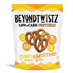 BeyondTwistz Low Carb Pretzels Sunny Mustard