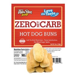 ThinSlim Foods Love-the-Taste Hot Dog Buns