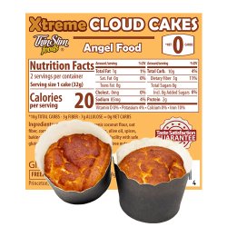 ThinSlim Foods Xtreme Cloud Cakes Angel Food, 6pack