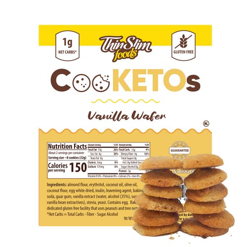 ThinSlim Foods CooKETOs Vanilla Wafer