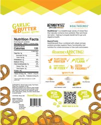 BeyondTwistz Low Carb Protein Pretzels Garlic Butter