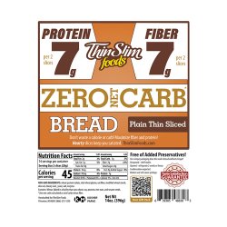 ThinSlim Foods Love-the-Taste Bread Thin Sliced Plain ThinSlim Foods Love-the-Taste Bread Thin Sliced Plain