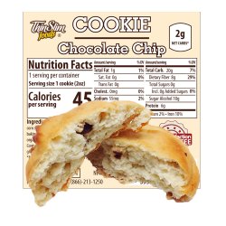 ThinSlim Foods Cookie Chocolate Chip Fluffed, 6pack