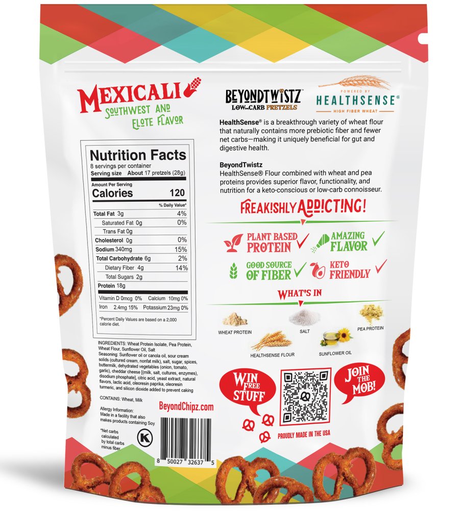 BeyondTwistz Low Carb Pretzels Mexicali - Click Image to Close