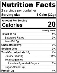 ThinSlim Foods Cloud Cakes Chocolate, 2pack