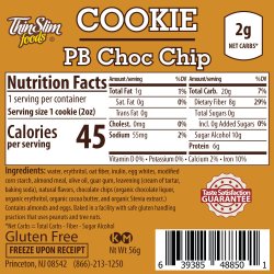 ThinSlim Foods Cookie Peanut Butter Chocolate Chip Fluffed, 6pack
