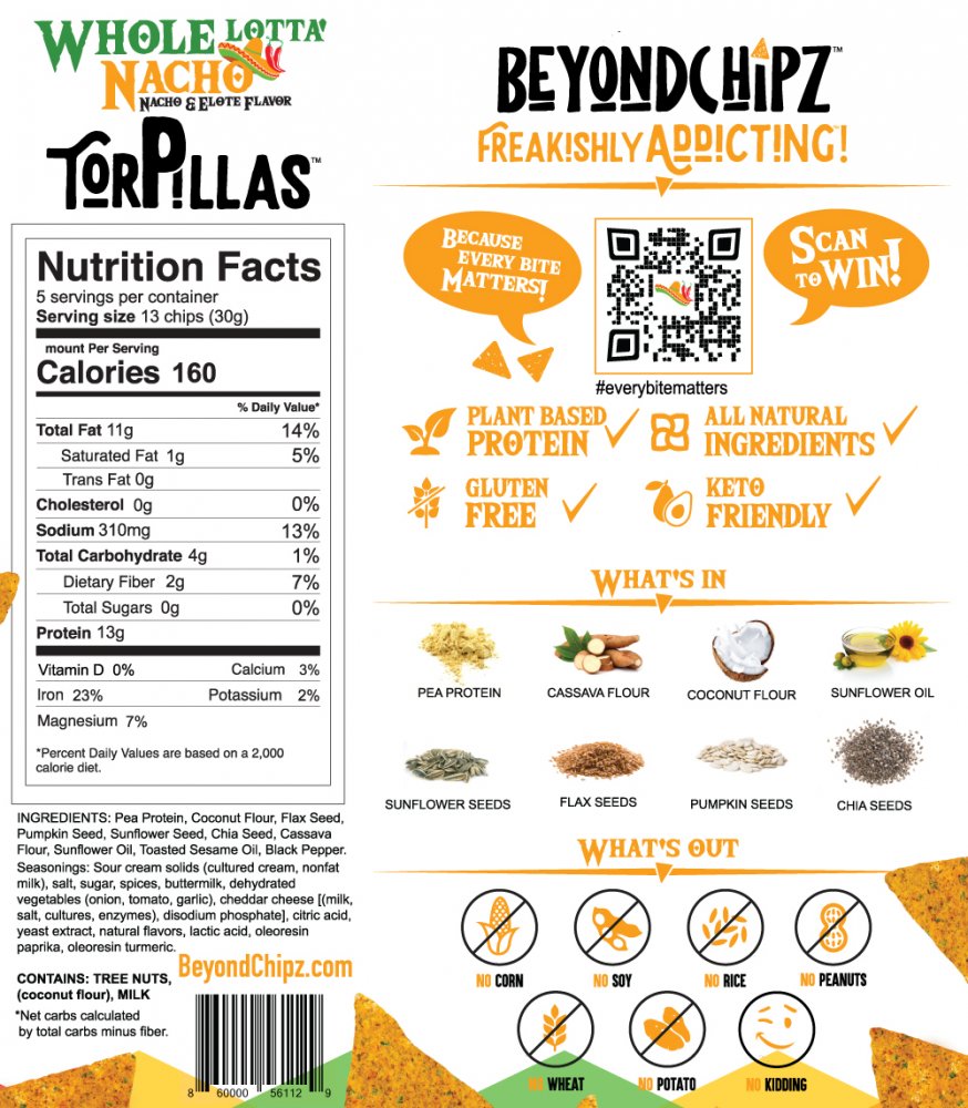 BeyondChipz Torpillas Whole Lotta Nacho - Click Image to Close