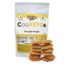 ThinSlim Foods CooKETOs Vanilla Wafer