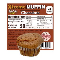 ThinSlim Foods Xtreme Muffins Chocolate, 6pack