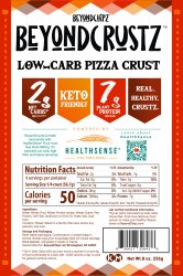 BeyondCrustz Low Net Carb Pizza Crust