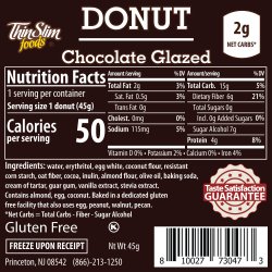 ThinSlim Foods Donut Chocolate Glazed