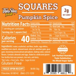 ThinSlim Foods Square Pumpkin Spice