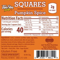 ThinSlim Foods Square Pumpkin Spice