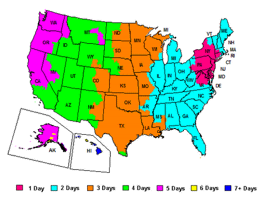 Fedex Shipping Map