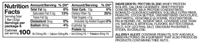 product label or nutrition