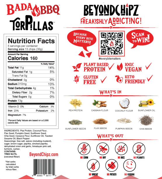 BeyondChipz Torpillas Bada BBQ - Click Image to Close