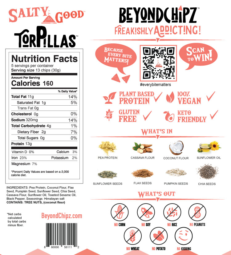 BeyondChipz Torpillas Salty Good - Click Image to Close