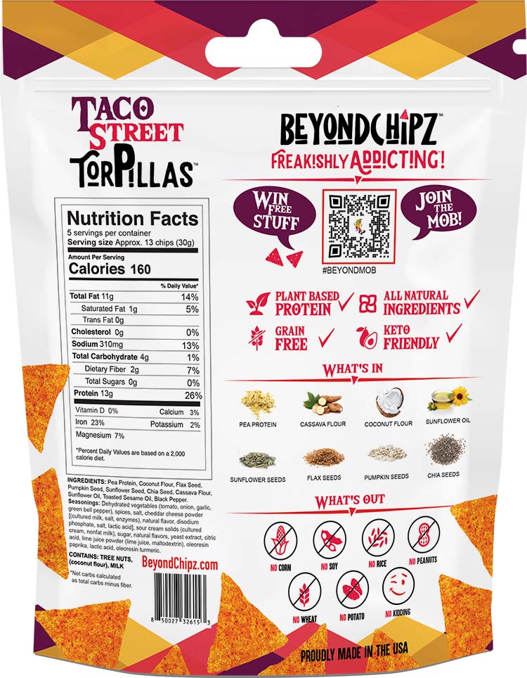 BeyondChipz Torpillas Taco Street - Click Image to Close