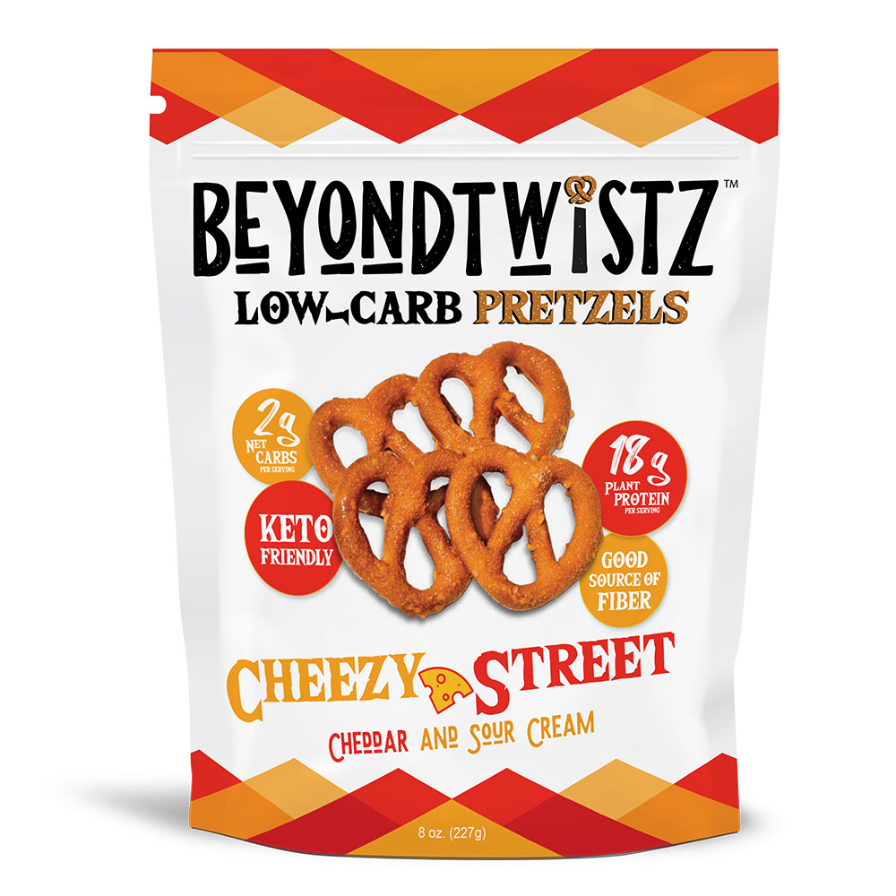BeyondTwistz Low Carb Pretzels Cheezy Street - Click Image to Close