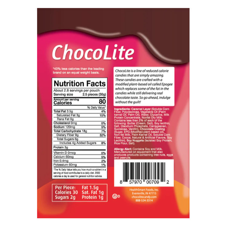 ChocoLite Crispy Caramel Pouch - Click Image to Close