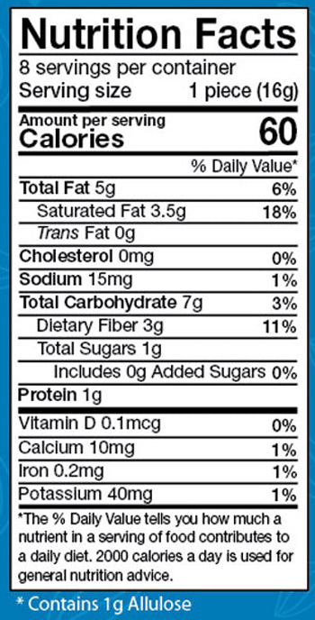 Chocorite Natural Candies, Milk Chocolate Coconut Almond - Click Image to Close