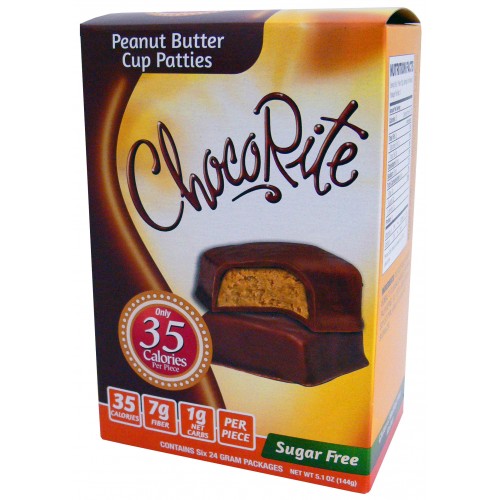 Chocorite Chocolates Peanut Butter Cup Patties, 6pack - Click Image to Close