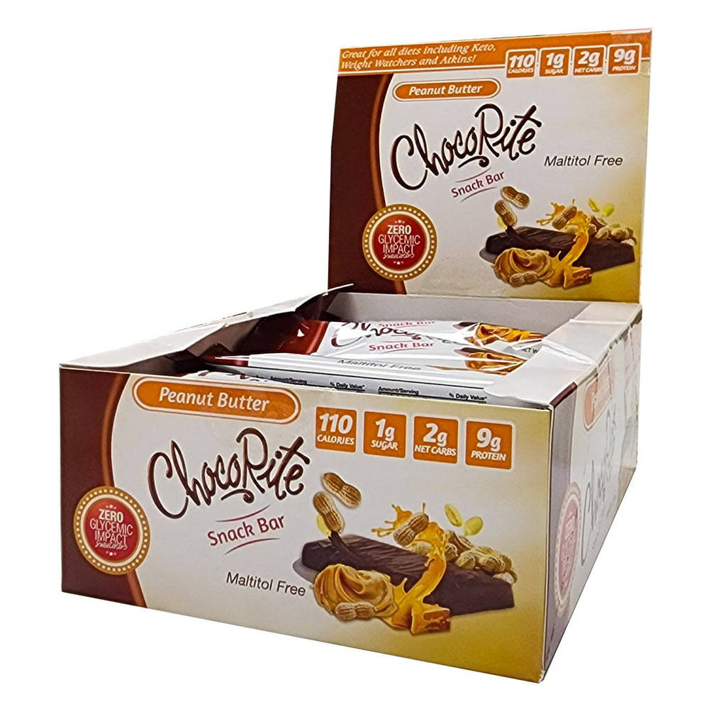 Chocorite Triple Layer Protein Bar, Peanut Butter, 16pack - Click Image to Close