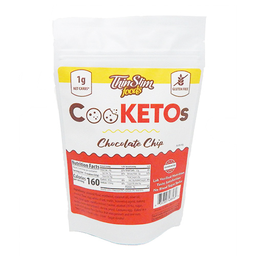 ThinSlim Foods CooKETOs Chocolate Chip - Click Image to Close