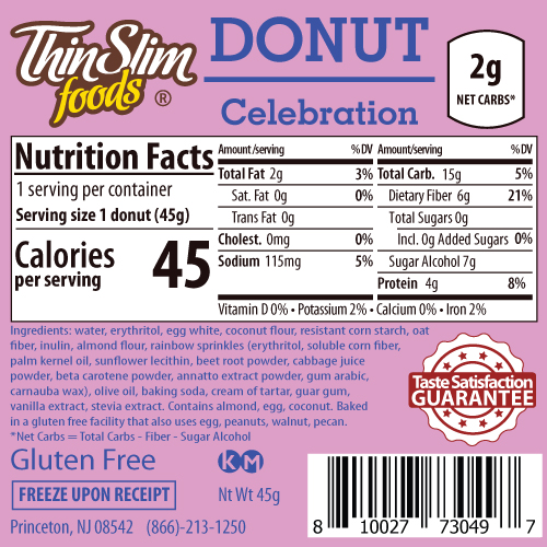 ThinSlim Foods Donut Celebration - Click Image to Close