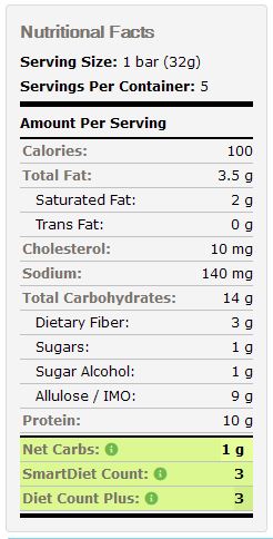 Chocorite Uncoated Protein Bars Yellow Cake, 5pack - Click Image to Close