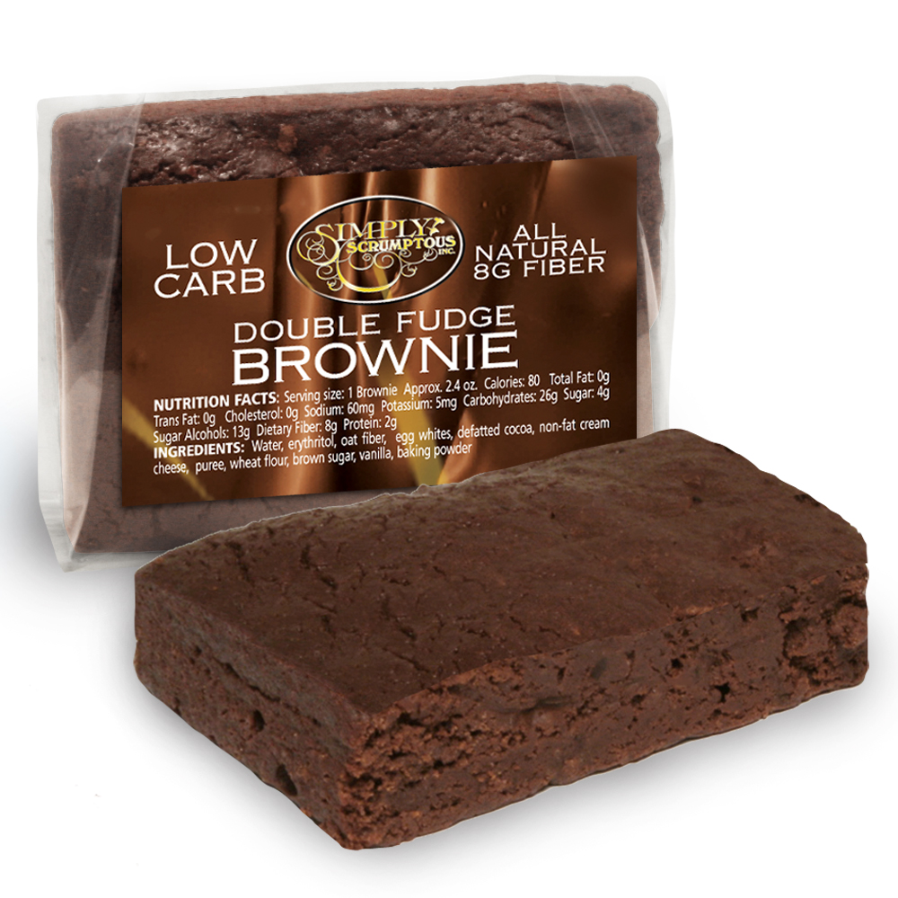 Scrumptous Double Fudge Brownie, 6pack - Click Image to Close