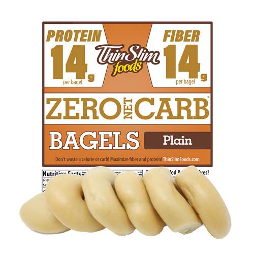 ThinSlim Foods Zero Net Carb Bagels Plain