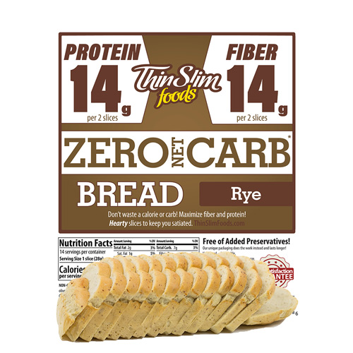 ThinSlim Foods Zero Net Carb Bread Rye