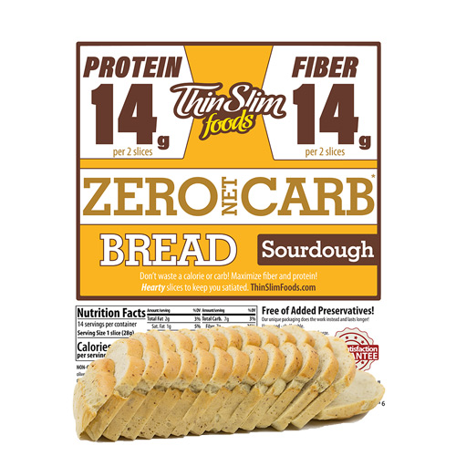 ThinSlim Foods Zero Net Carb Bread Sourdough