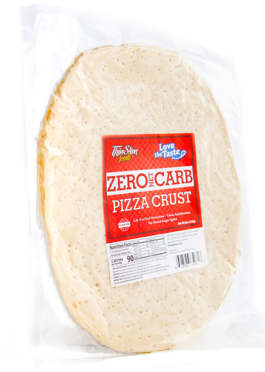 ThinSlim Foods Zero Net Carb Pizza Crust, 6oz - Click Image to Close