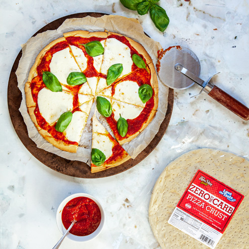 ThinSlim Foods Zero Net Carb Pizza Crust, 6oz - Click Image to Close